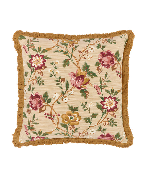 Emily Fringed Square Cushion, Cut Out