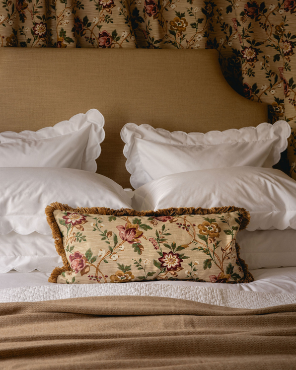 Emily Fringed Lumbar Cushion