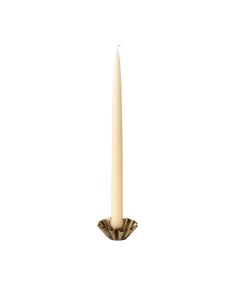 Esme Taper Candleholder, Brass
