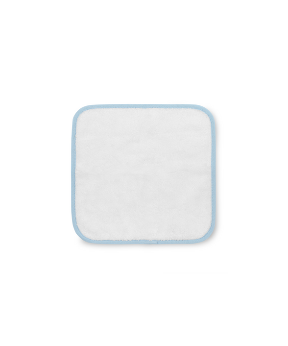 Set of 4 Georgina Face Towels, Powder Blue