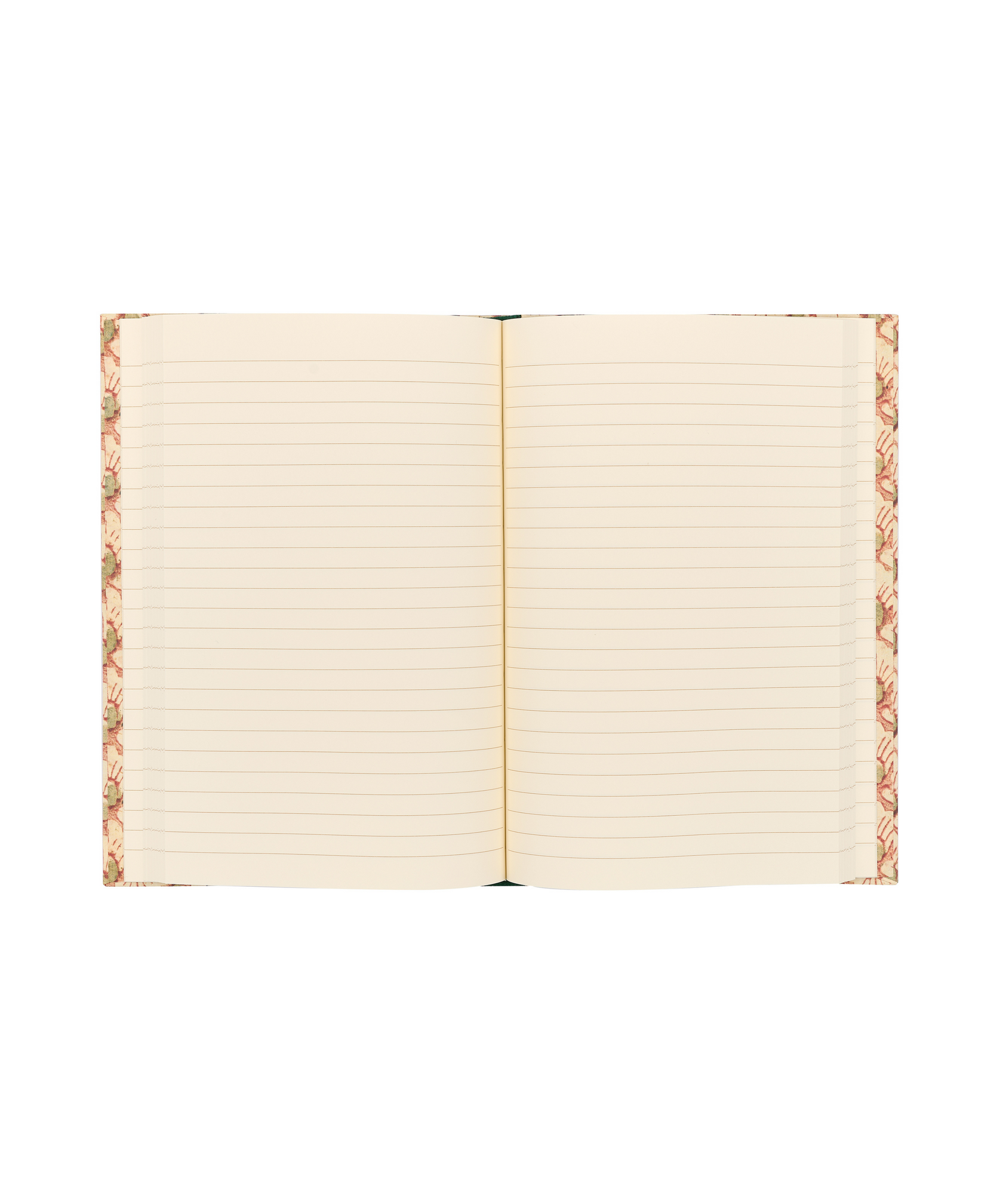 Floral Fan Notebook, Lined Pages