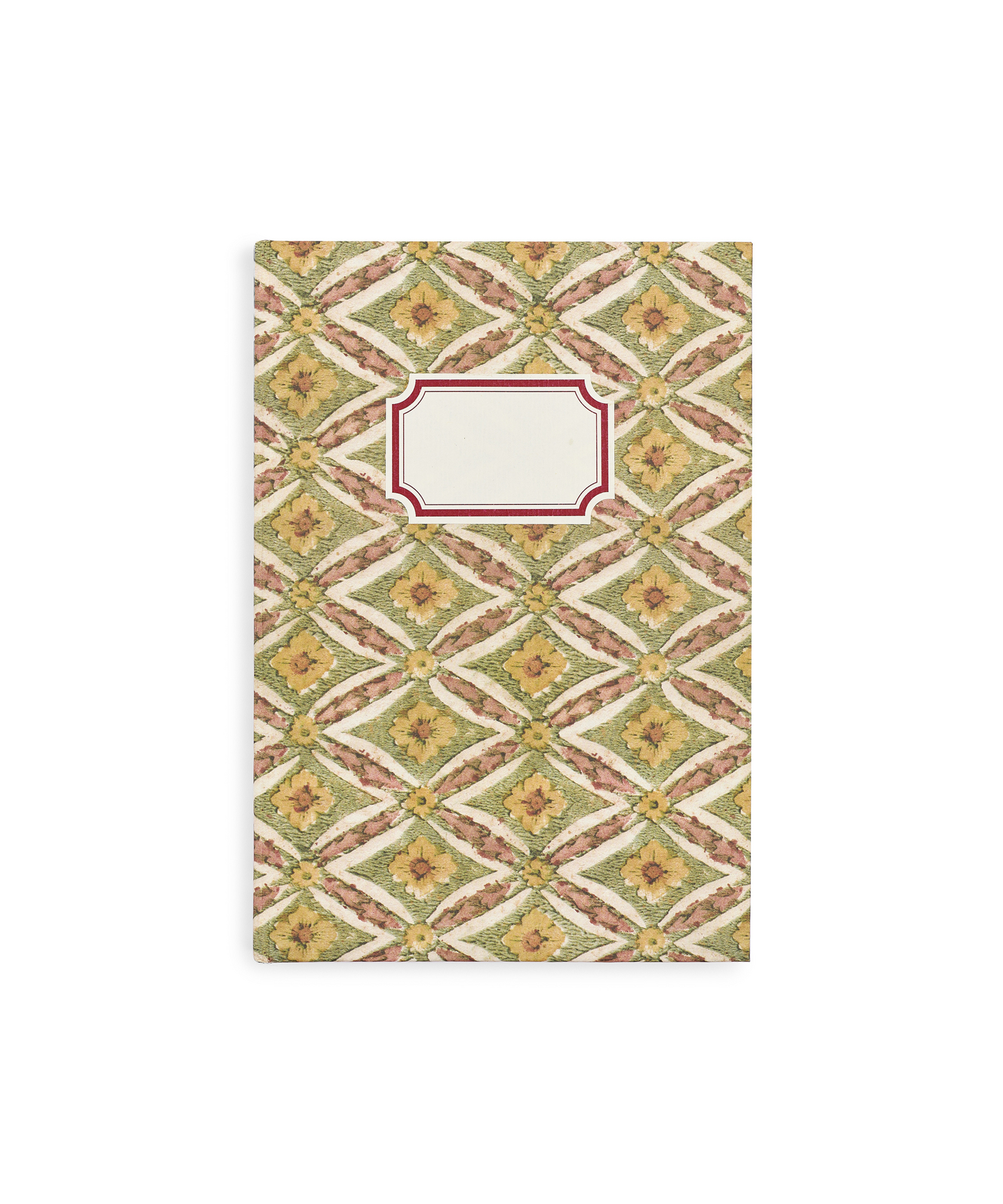 Floral Tile Notebook, Cut Out