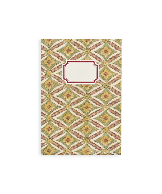 Floral Tile Notebook, Cut Out