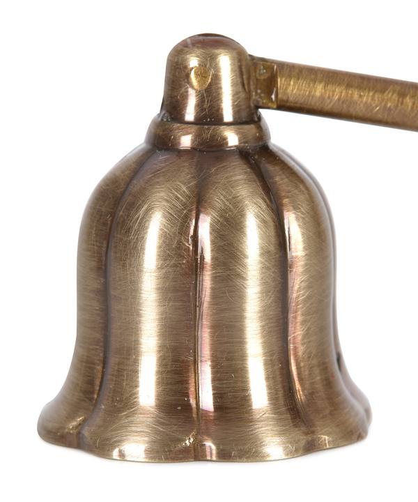 Rebecca Udall Fluted Candle Snuffer, Brass, Detail