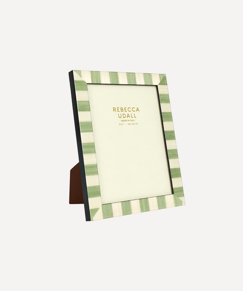 Delilah Striped Photo Frame, Pistachio