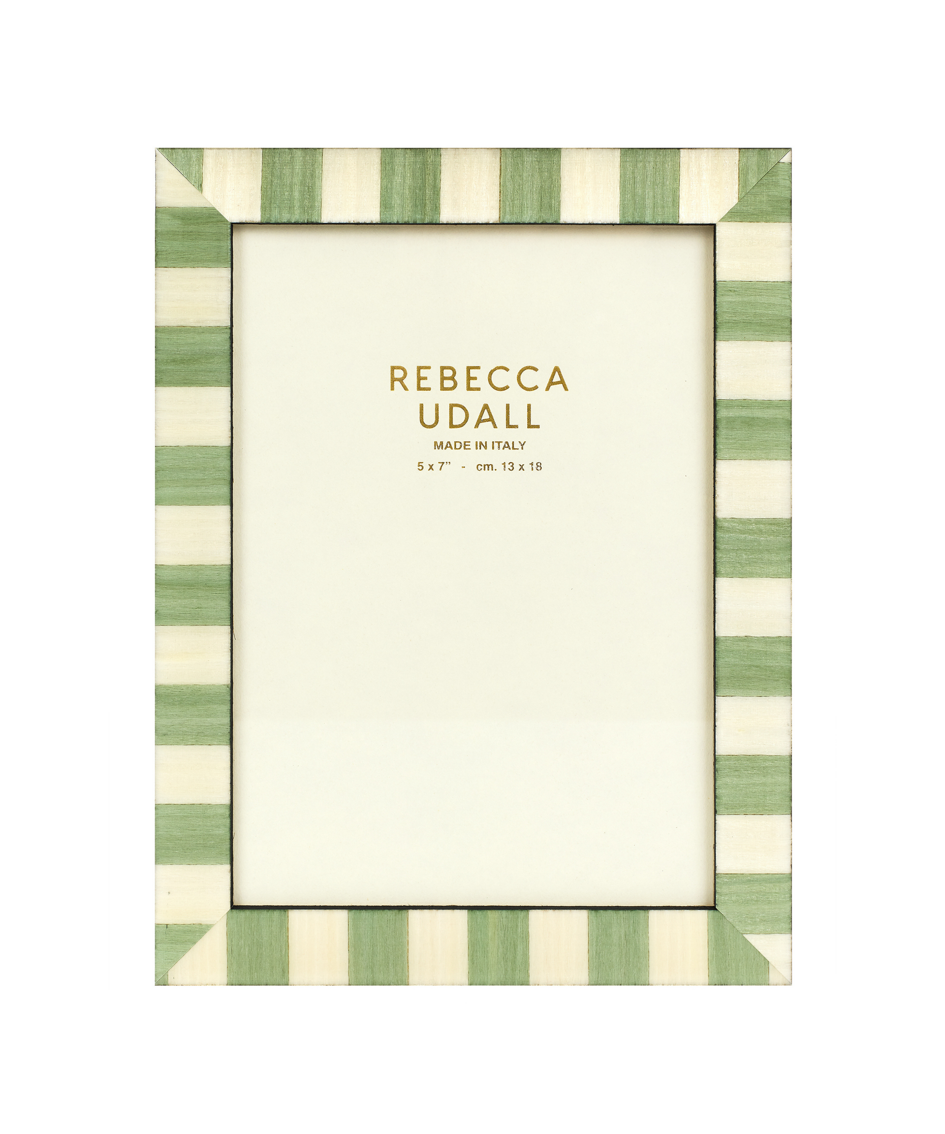 Delilah Striped Photo Frame Pistachio