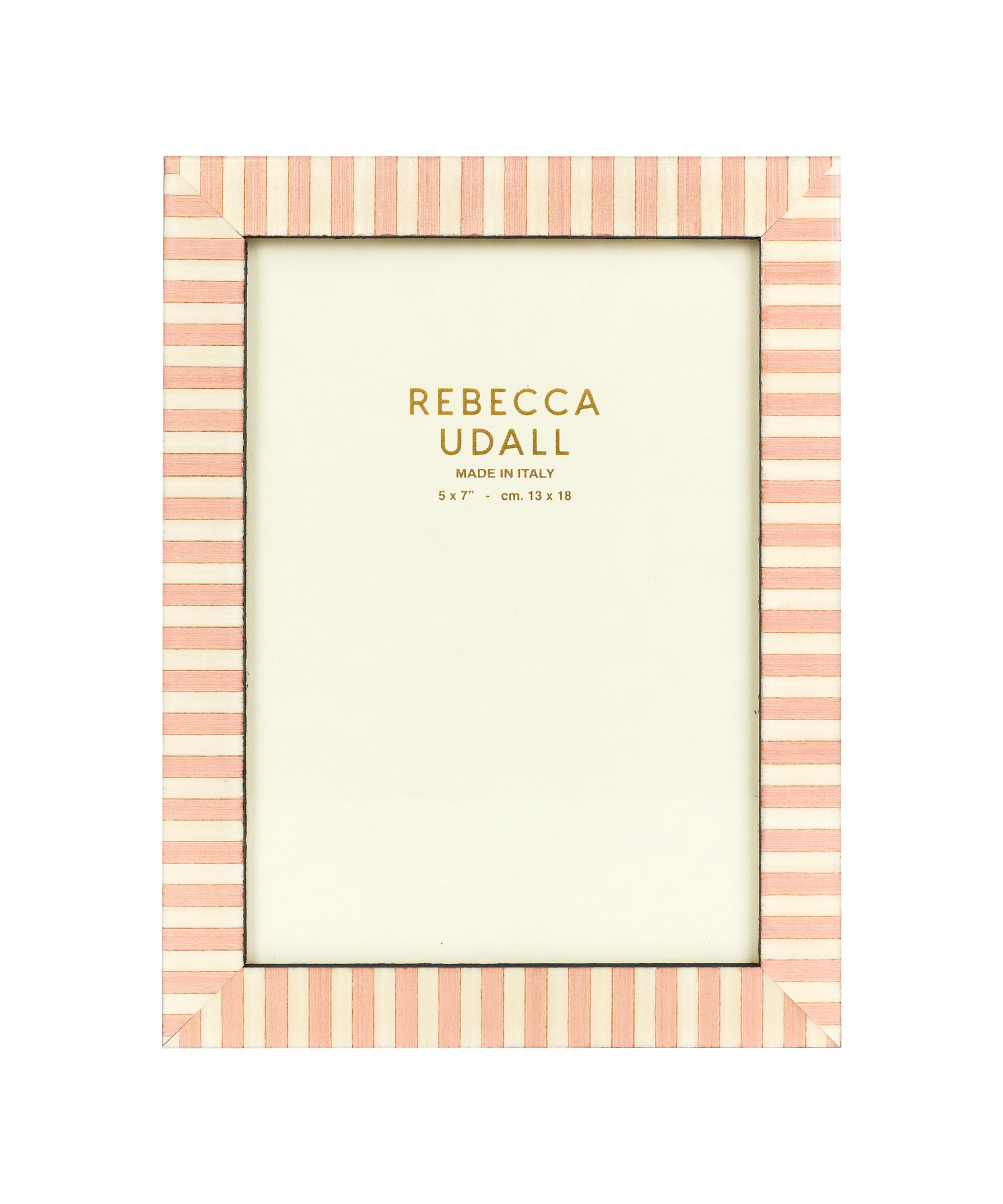 Rebecca Udall, Pink Stripe Willa Photo Frame 5 X 7
