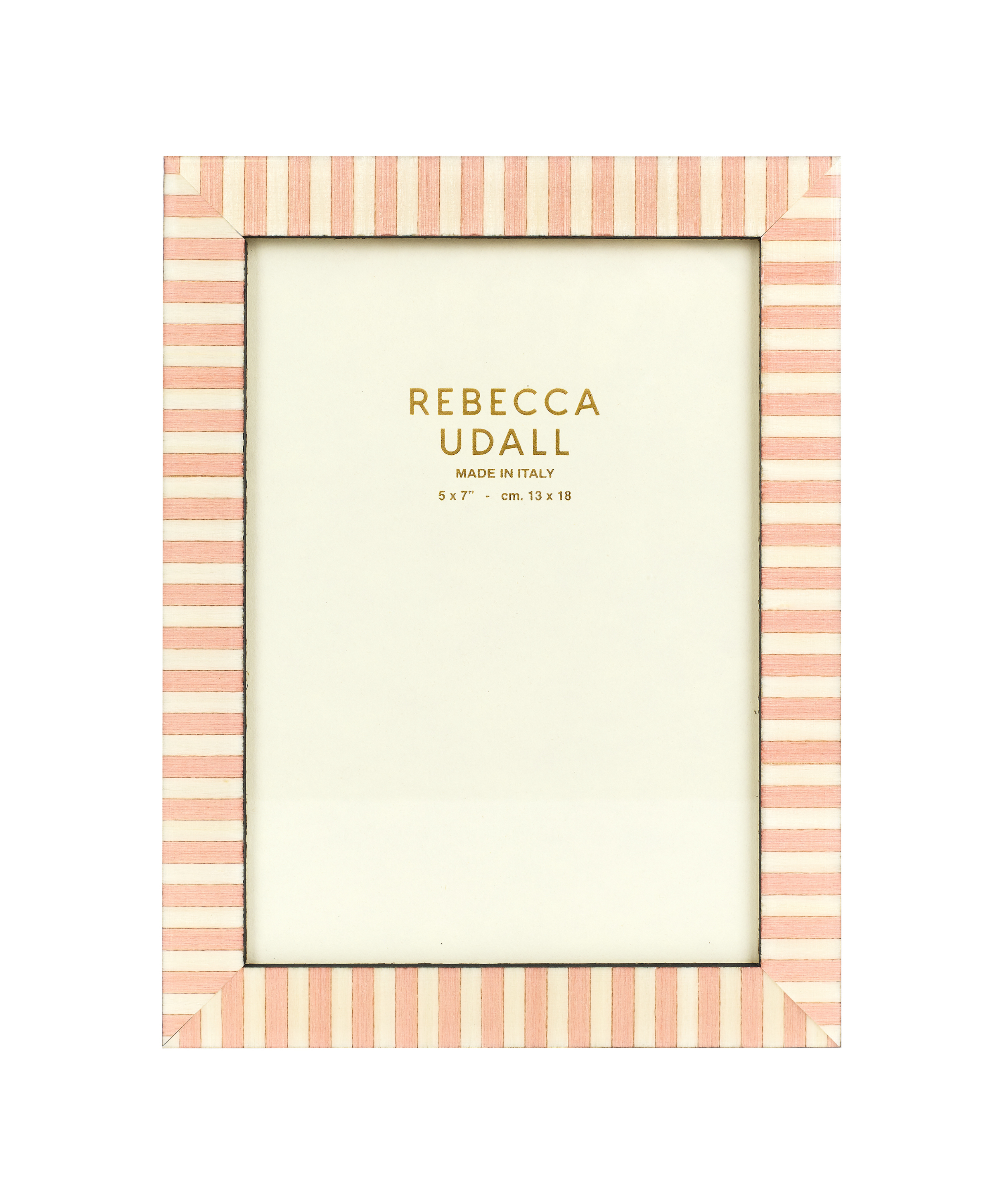 Rebecca Udall, Pink Stripe Willa Photo Frame 5 X 7