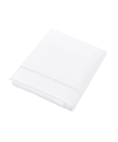Georgiana Ladderstitch Duvet Cover, White, Cut Out