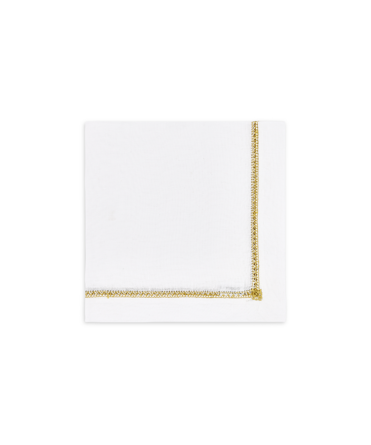 Georgiana Ladderstitch Linen Napkin Straw