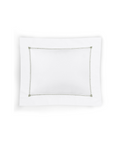 Rebecca Udall Georgiana Ladderstitch Boudoir Pillowcase, Sage, Cut Out