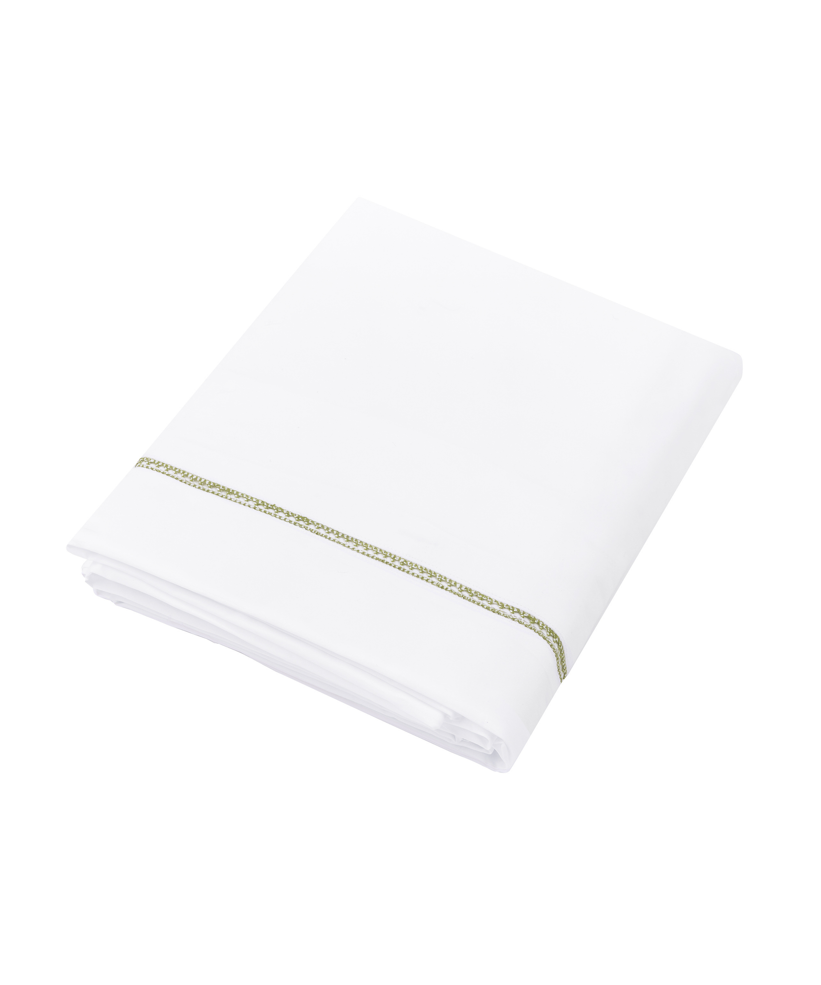 Georgiana Ladderstitch Bed Linen, Sage, Cut Out