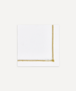 Georgiana Ladderstitch Linen Napkin, Straw