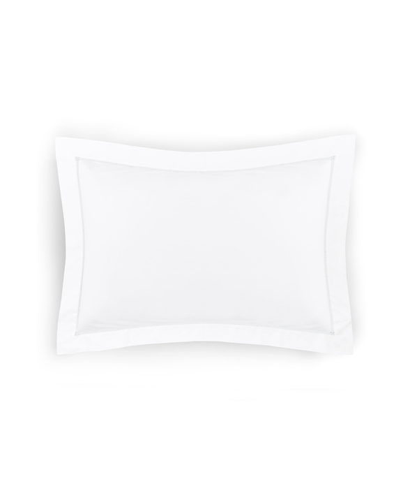 Georgiana Ladderstitch Pillowcase, White