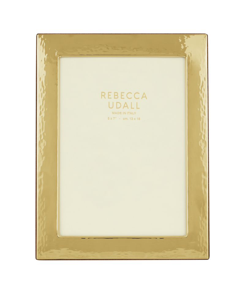 Rebecca Udall Gold Plated Hammered Photo Frame, detail