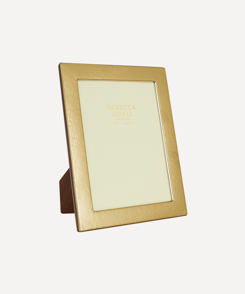 Rebecca Udall Gold Plated Hammered Photo Frame