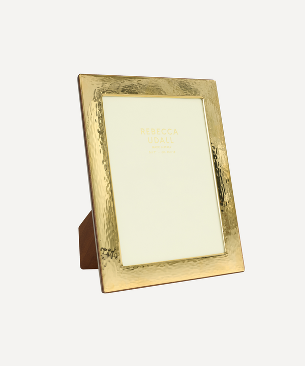 Gold Plated Hammered Photo Frame