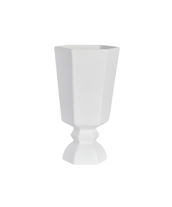 Harriet Urn, White, Cut Out
