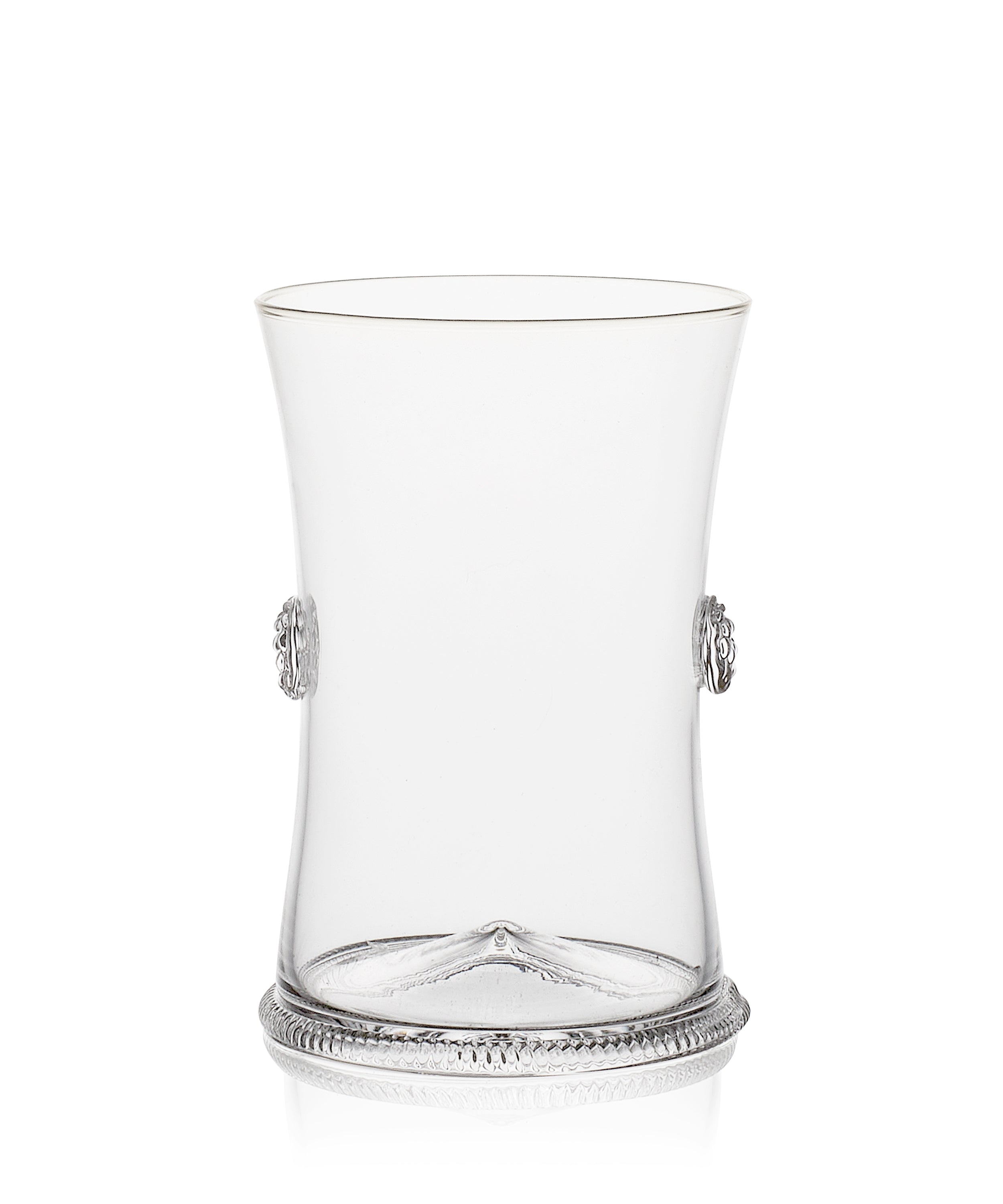Rebecca Udall Henrietta Handblown Tumbler, Clear 3D Detailing