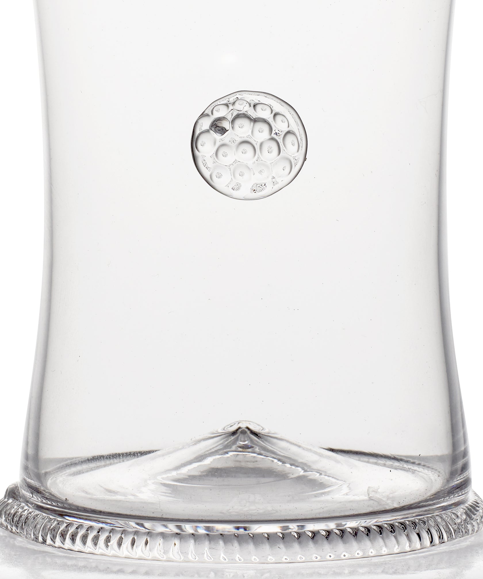 Rebecca Udall Henrietta Handblown Tumbler, Clear Raised Bottom