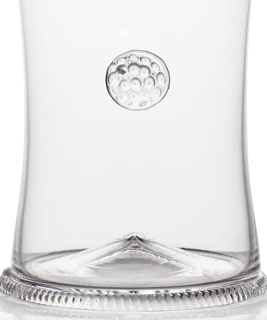 Rebecca Udall Henrietta Handblown Tumbler, Clear Raised Bottom