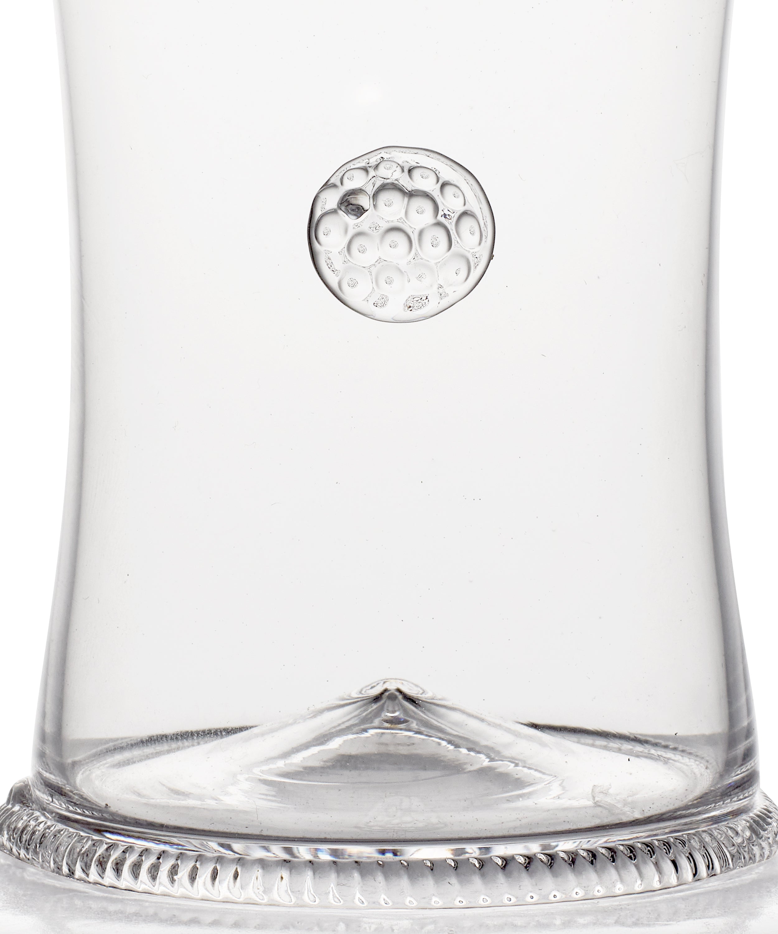 Rebecca Udall Henrietta Handblown Tumbler, Clear Raised Bottom