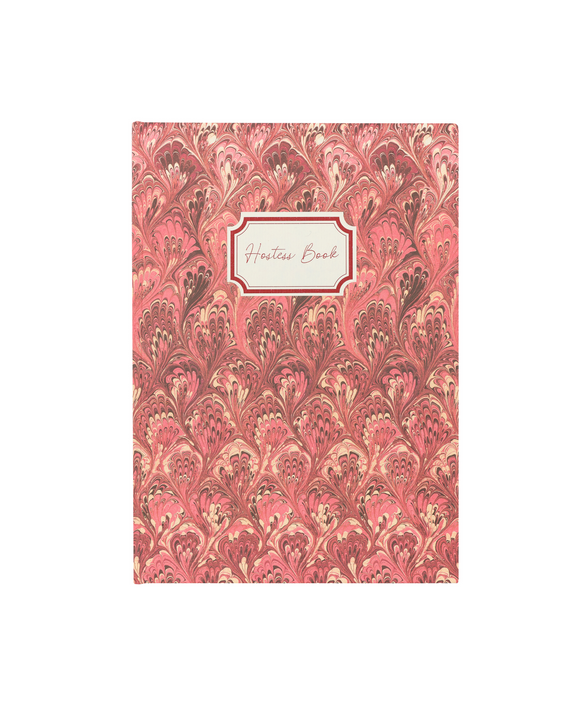 Rebecca Udall, Hostess Book, Marble Red/Pink