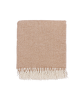 Ida Lambswool Blanket, Nougat