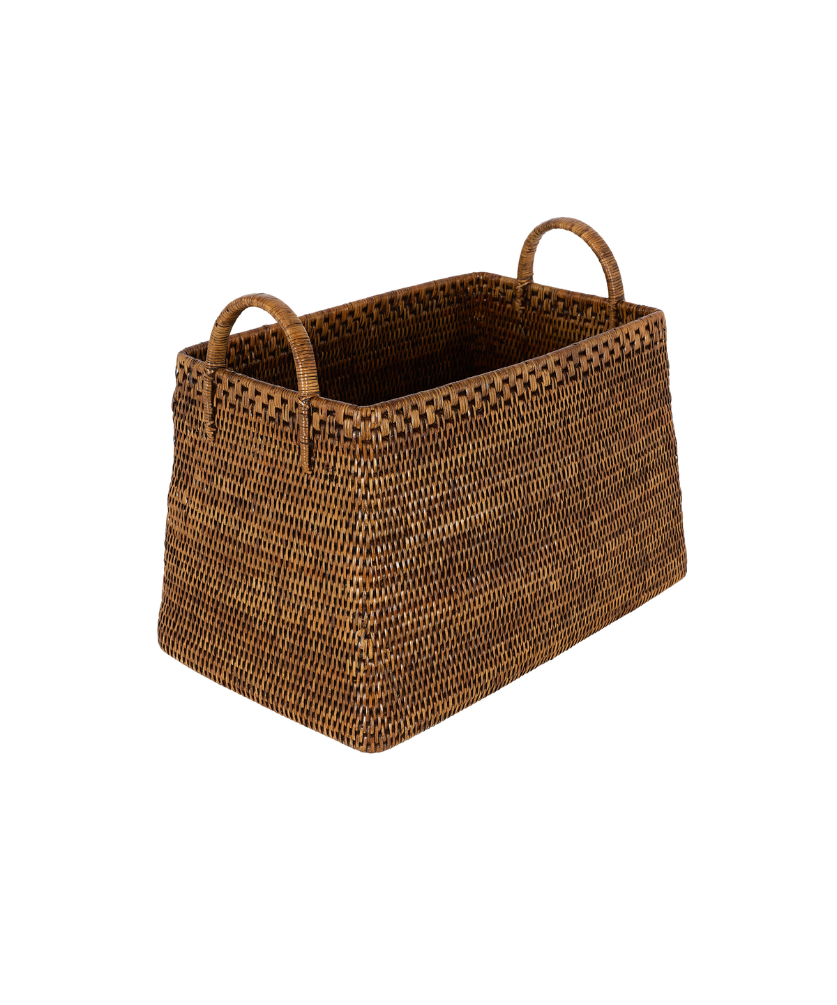 Inaya Rattan Storage Basket, Medium, Cut Out