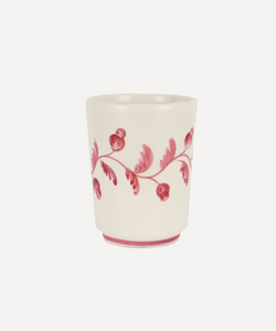 Rebecca Udall Iris Ceramic Cup, Raspberry, Cut Out