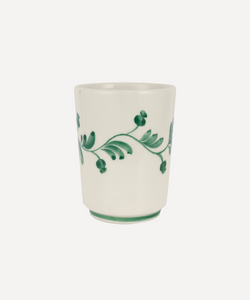 Rebecca Udall Iris Ceramic Cup, Dark Green, Cut Out