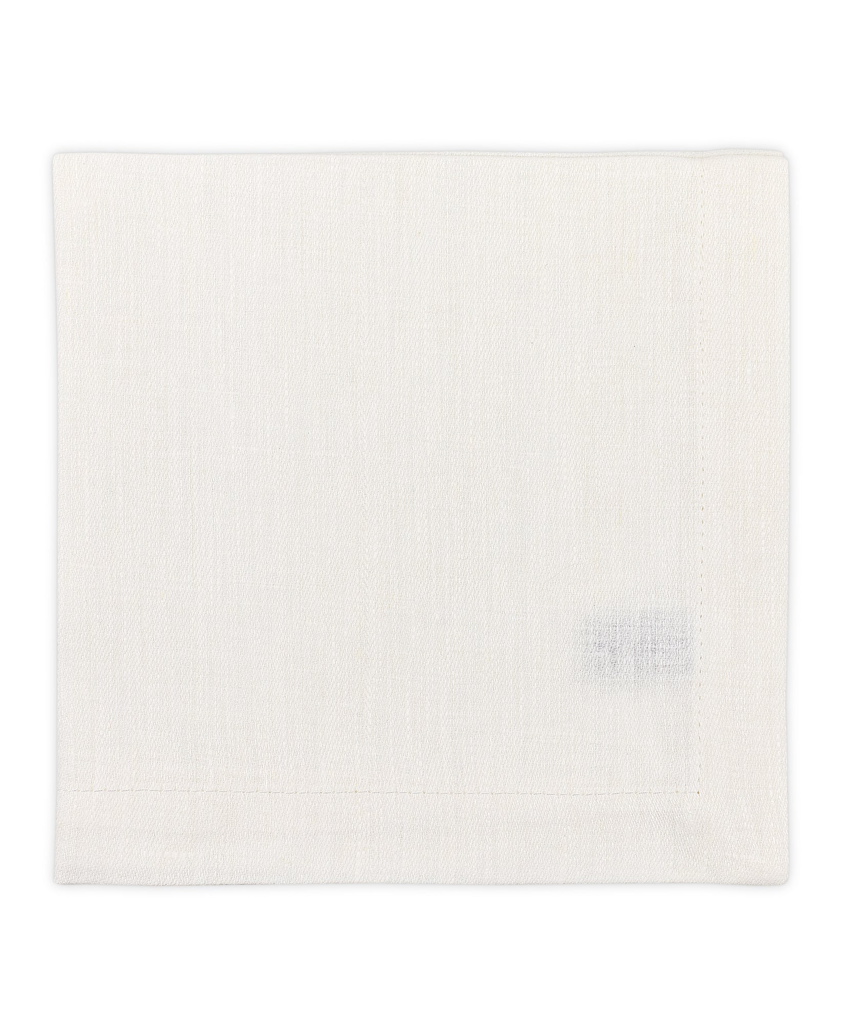 Rebecca Udall Jacquard Linen Napkin, White Stitching