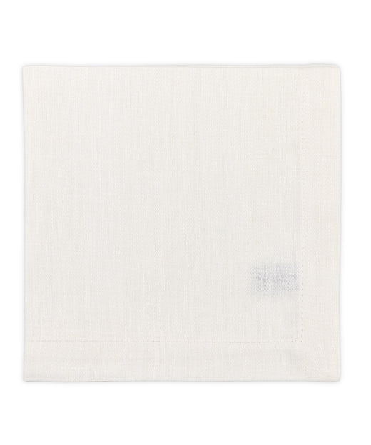 Rebecca Udall Jacquard Linen Napkin, White Stitching