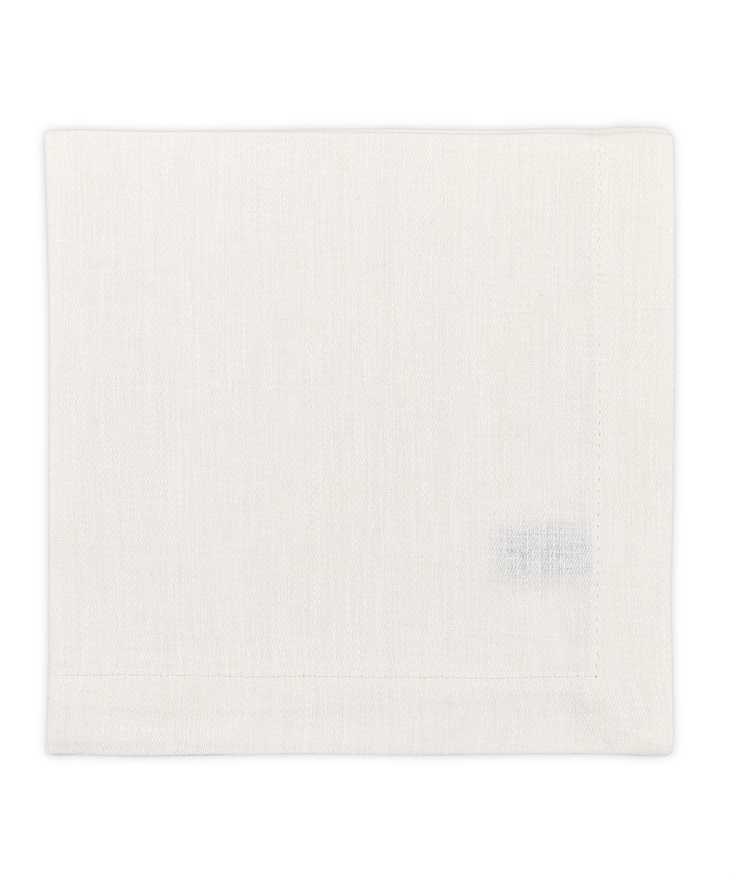 Rebecca Udall Jacquard Linen Napkin, White Stitching