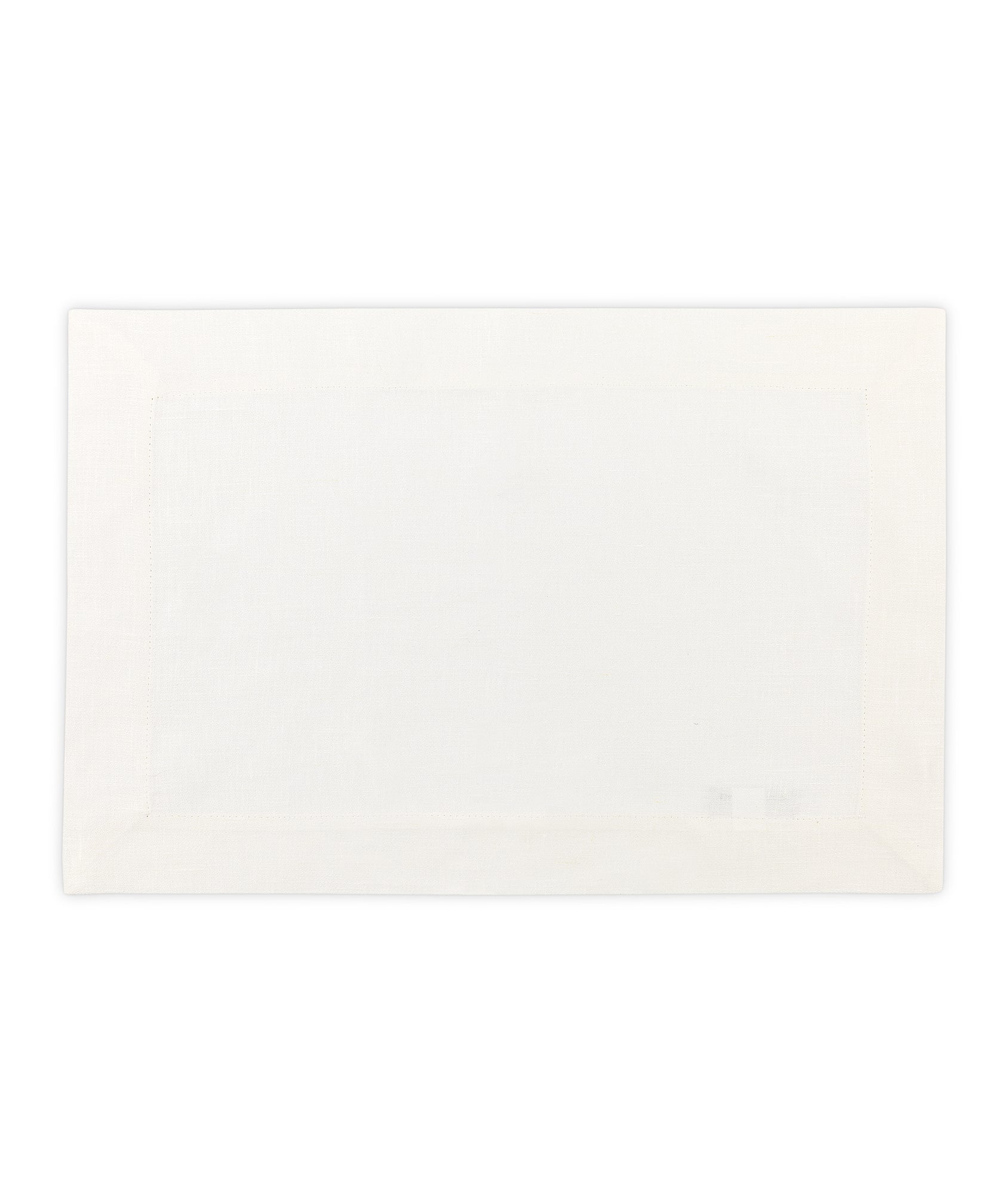 Rebecca Udall Jacquard Linen Placemat, White Linen