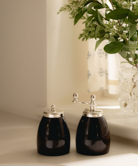 Allegra Salt & Pepper Mill Set, Mahogany