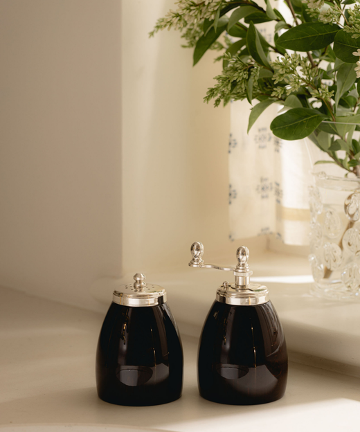 Allegra Salt & Pepper Mill Set, Mahogany