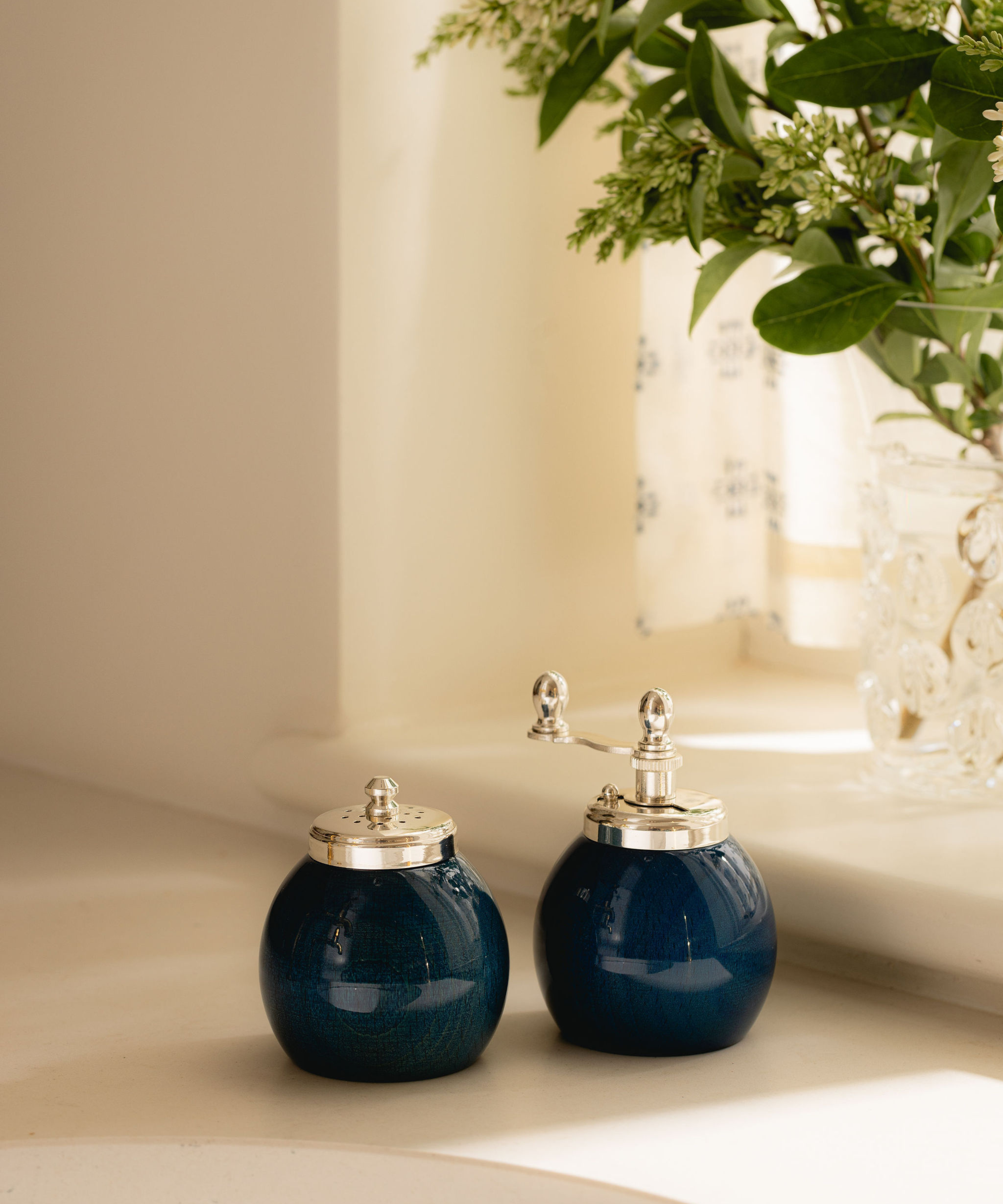 Lucia Salt & Pepper Mill Set, Blue