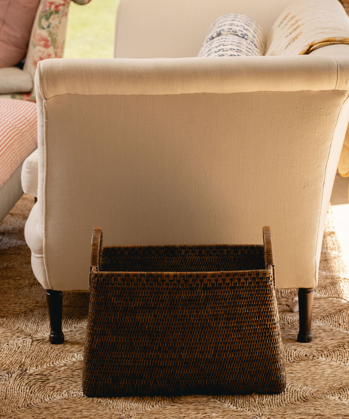 Inaya Rattan Storage Basket, Medium
