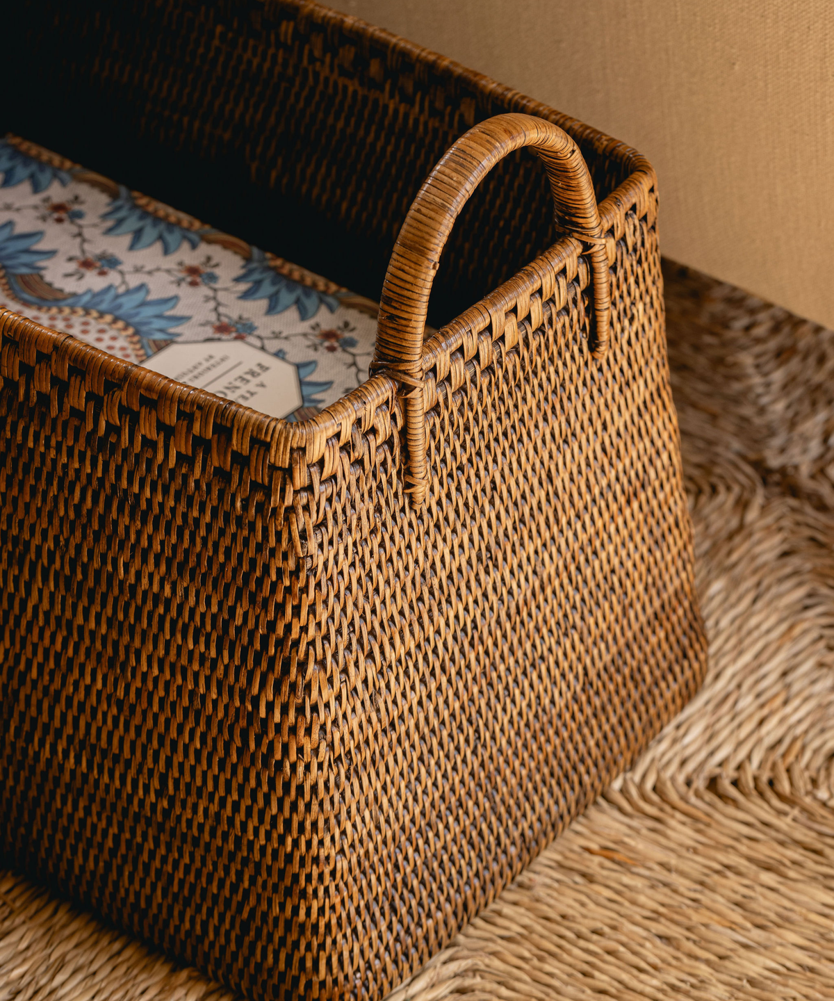 Inaya Rattan Storage Basket, Medium