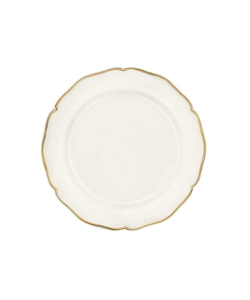 Madeleine Side Plate, Gold Filet