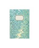 Marbled Notebook, Blue/Green
