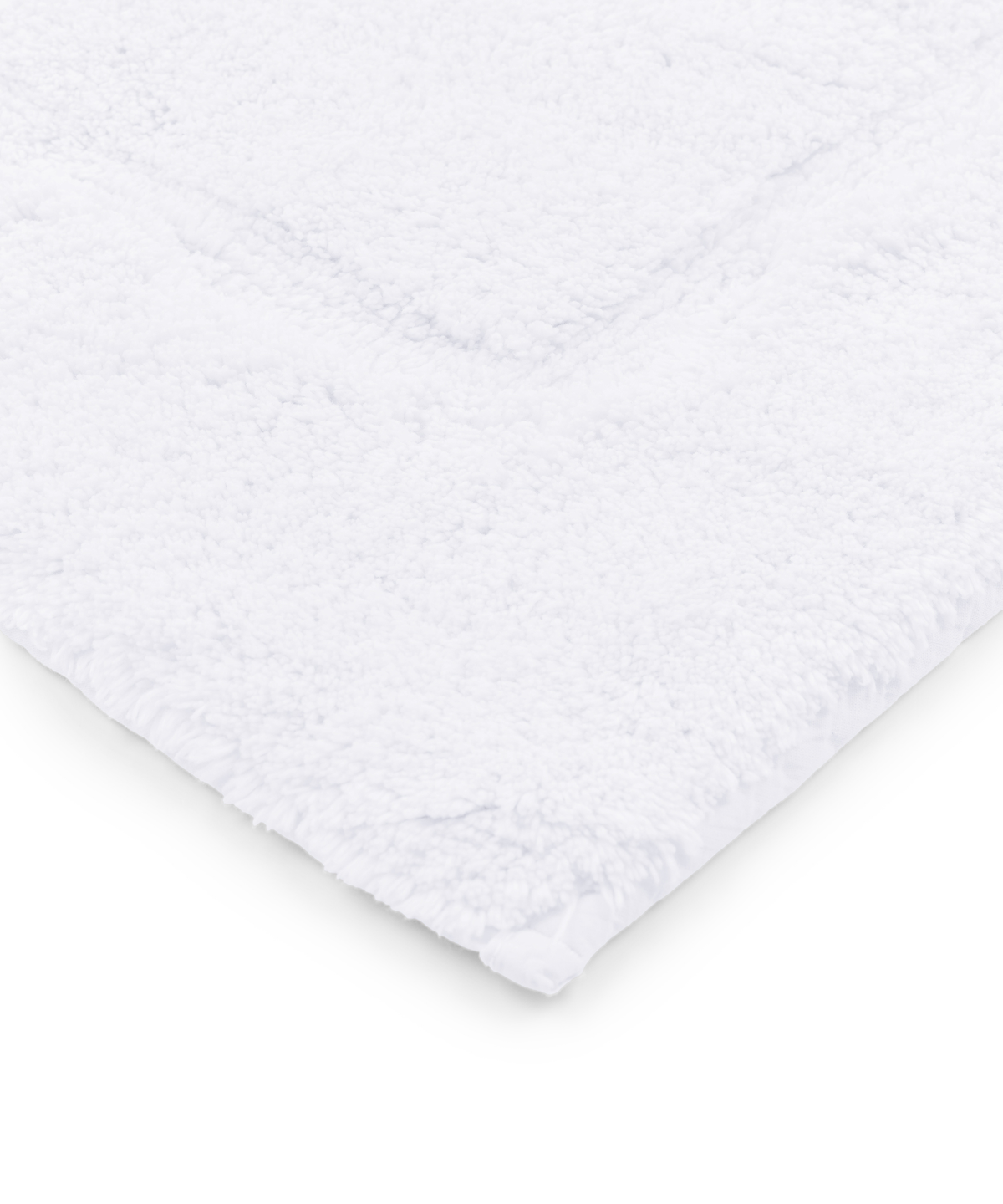 Maria Organic 50x80cm Bath Mat, Crisp White, detail