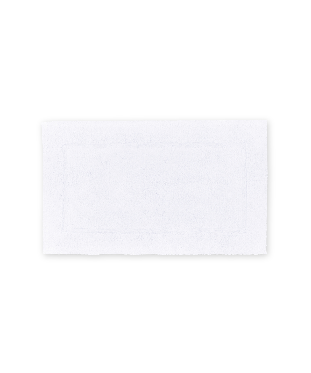 Maria Organic 60x100cm Bath Mat, Crisp White