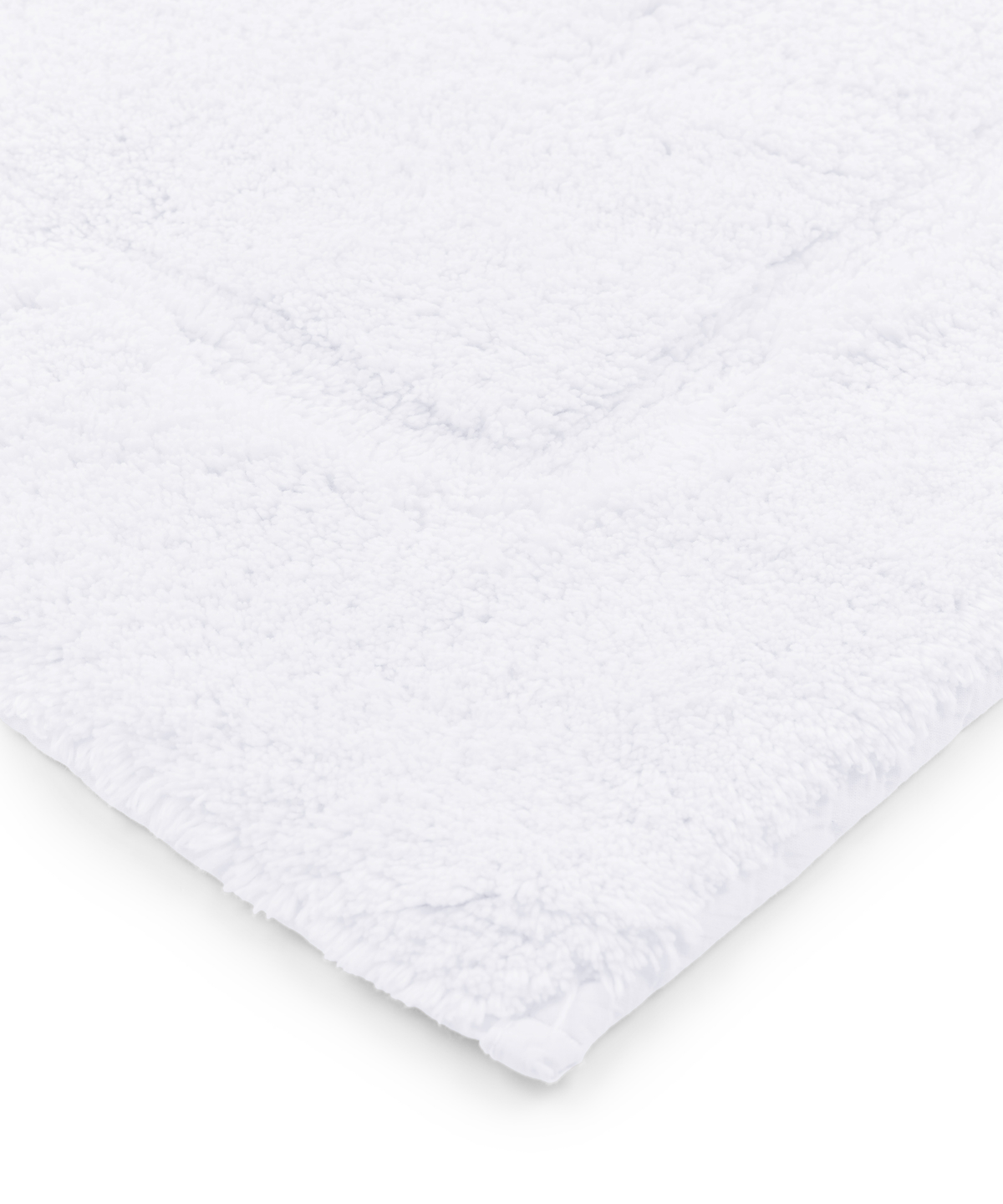 Maria Organic 60x100cm Bath Mat, Crisp White, detail