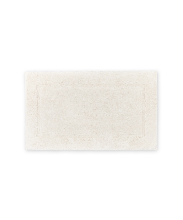 Maria Organic 60x100cm Bath Mat, Ivory