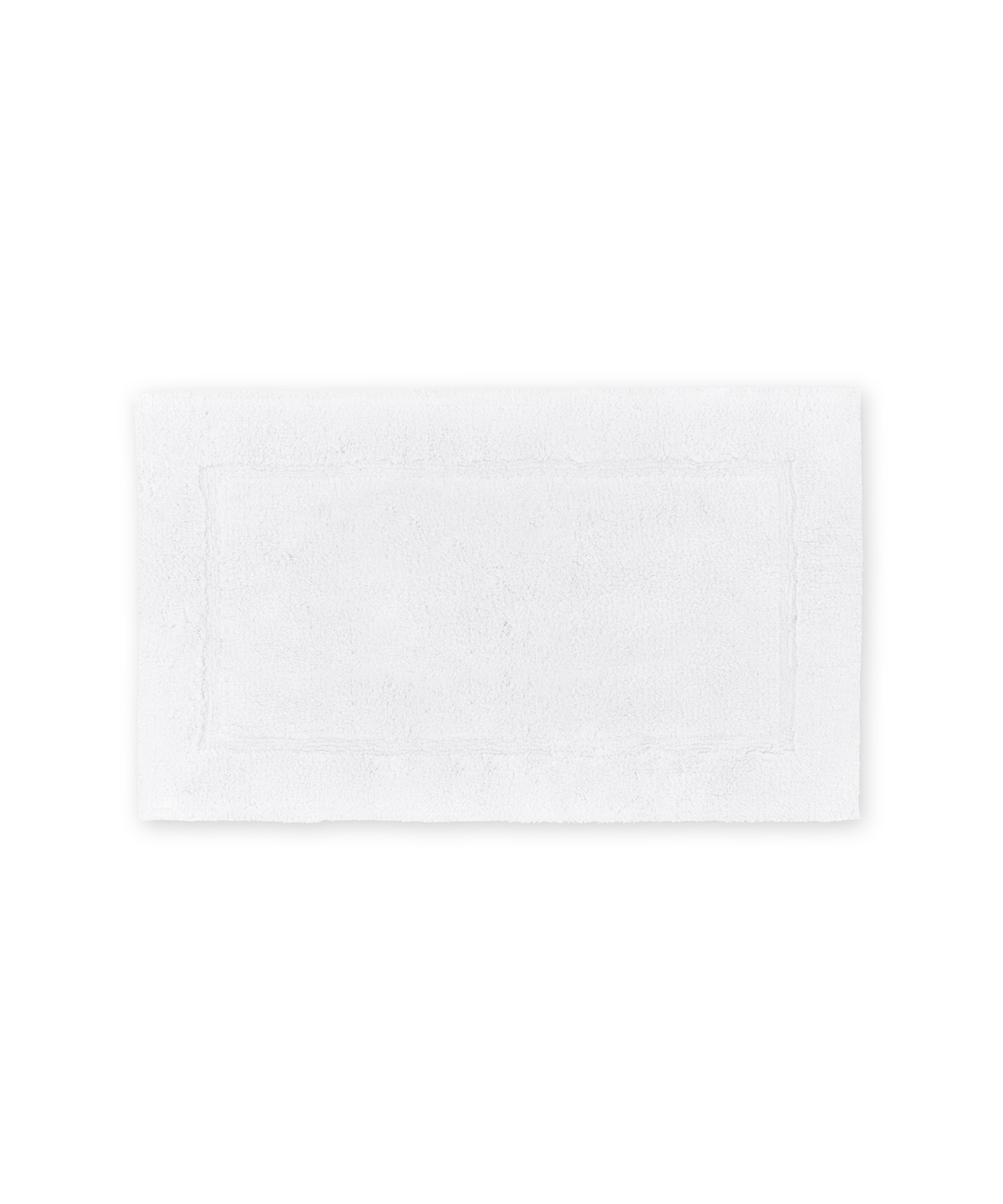 Maria Organic 60x100cm Bath Mat, Natural White, cut out