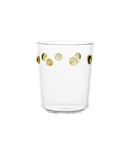Marianna Tumblers, Amber/Green, Cut Out