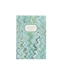 Rebecca Udall, Midnight Muses Notebook, Marble Blue/Green