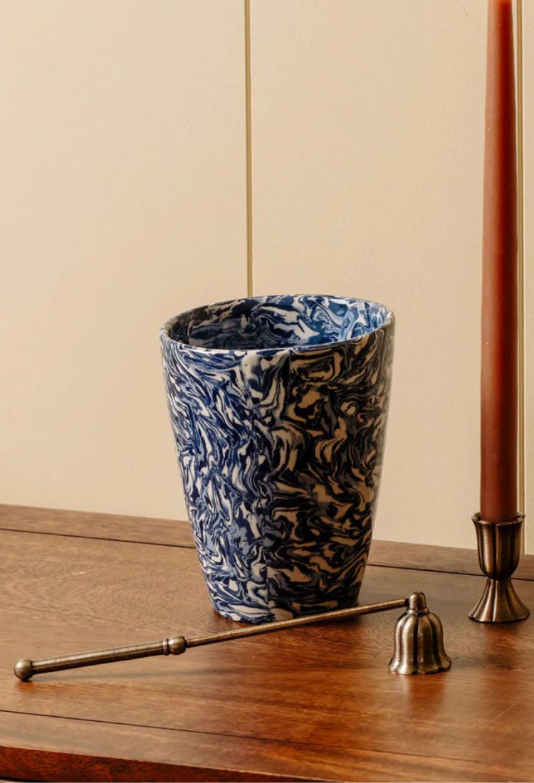 Fluted Candle Snuffer, Brass 